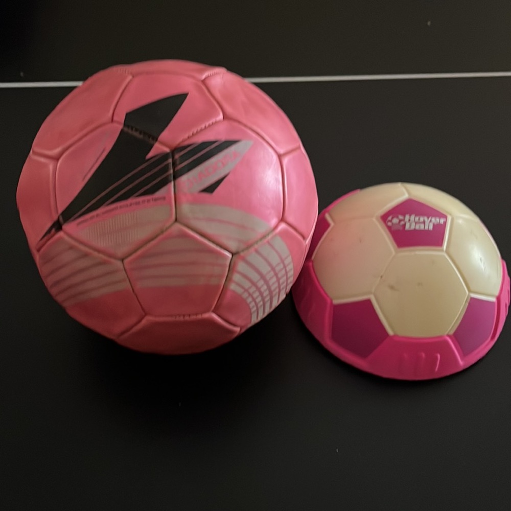 Kids Diadora Soccer Ball & Soccer Hover Ball. For the little soccer player!